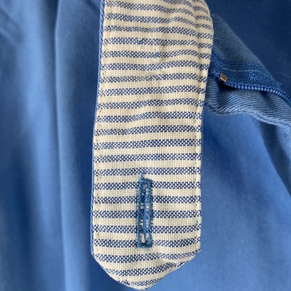 Talbots Vintage Women’s Plus Size 16 Cotton Blend Side Stretch Blue Pencil Skirt - Picture 13 of 15